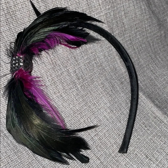 Fashion Feathers  rhinestone head band/ accessory - Picture 5 of 10